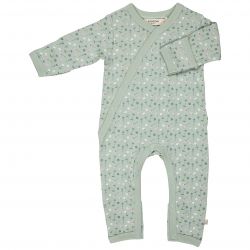 Organics Green Flowers Romper